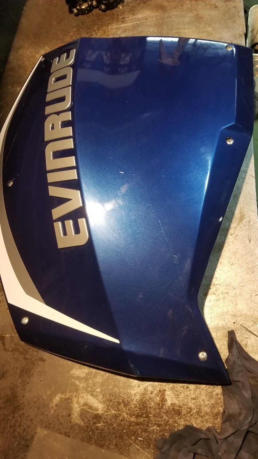 EVINRUDE 2019 300HP G2 COVER ASSEMBLY Orbital Blue STARBOARD 0285883
