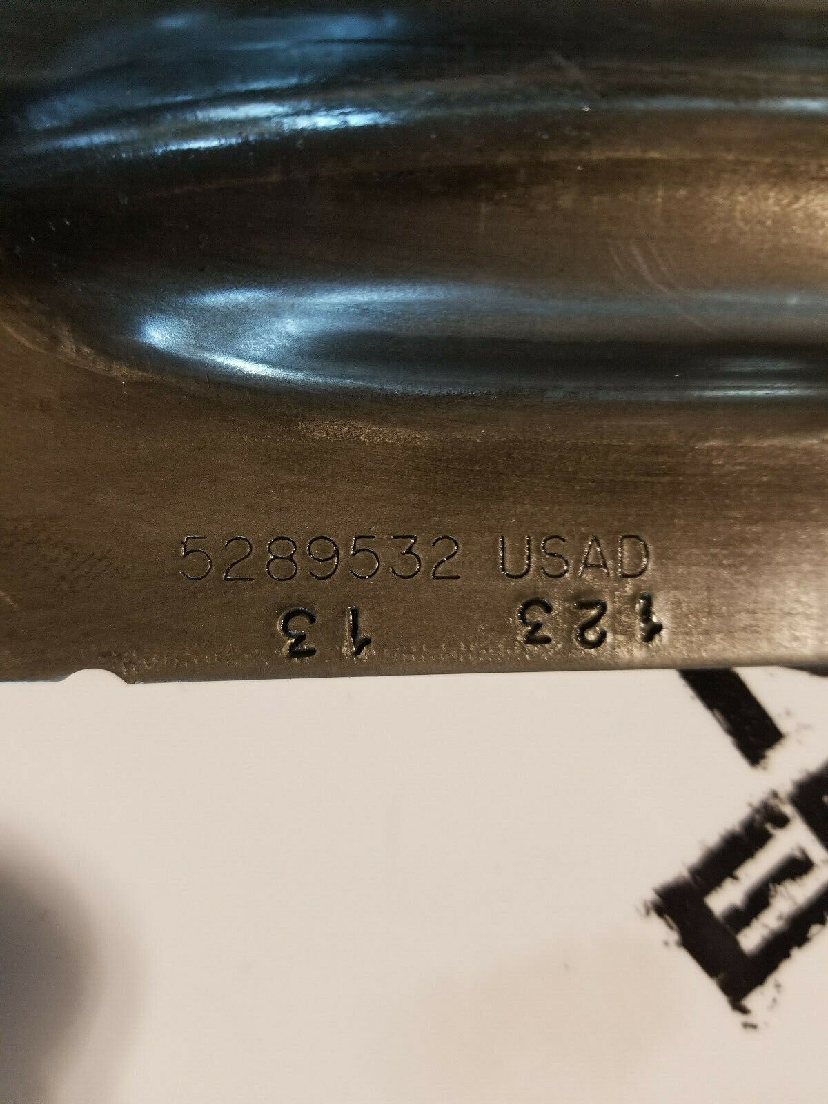 5289532 DODGE RAM CUMMINS 6.7 6.7L WINDAGE TRAY BLOCK STIFFNER