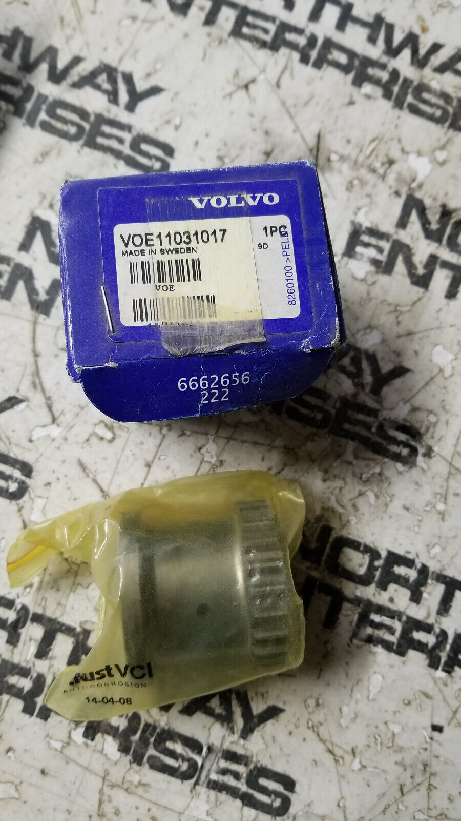 11031017 Splined Sleeve Fits Volvo A20C A25C DA25D DA30D A35D A40D A25D A30D A25