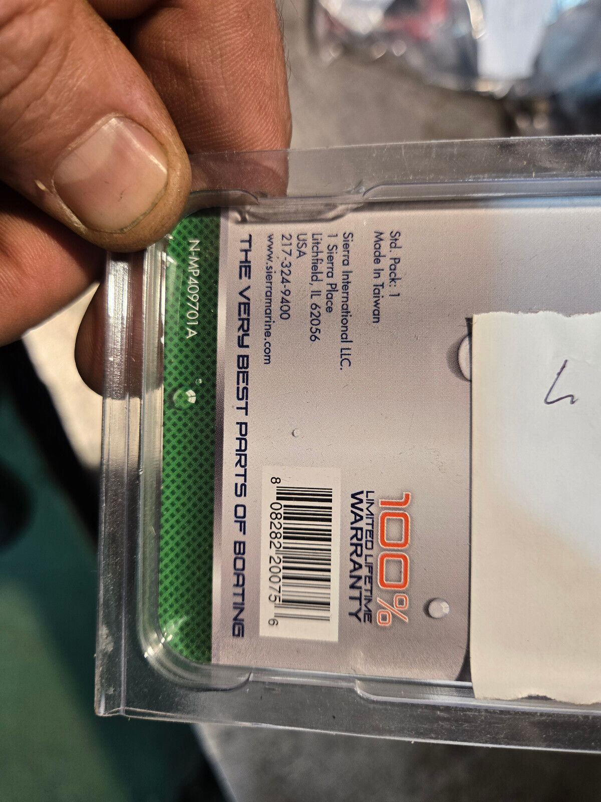 SIERRA MP 40970-1 EMERGENCY CUTOFF SWITCH LANYARD CUT-OFF MP40970-1