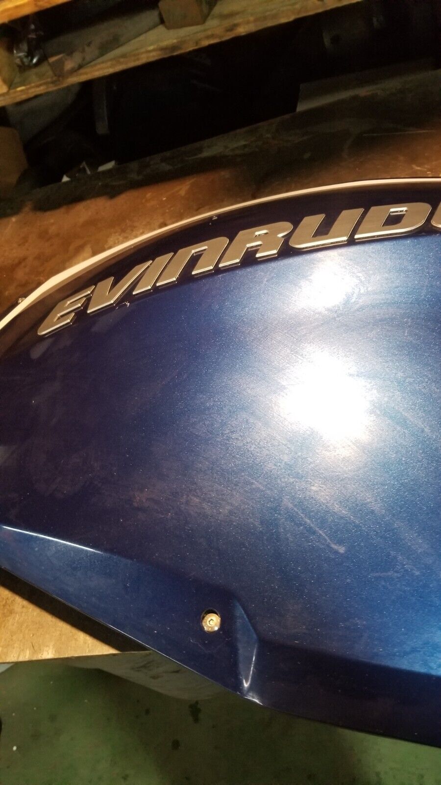 EVINRUDE 2019 300HP G2 COVER ASSEMBLY Orbital Blue STARBOARD 0285883