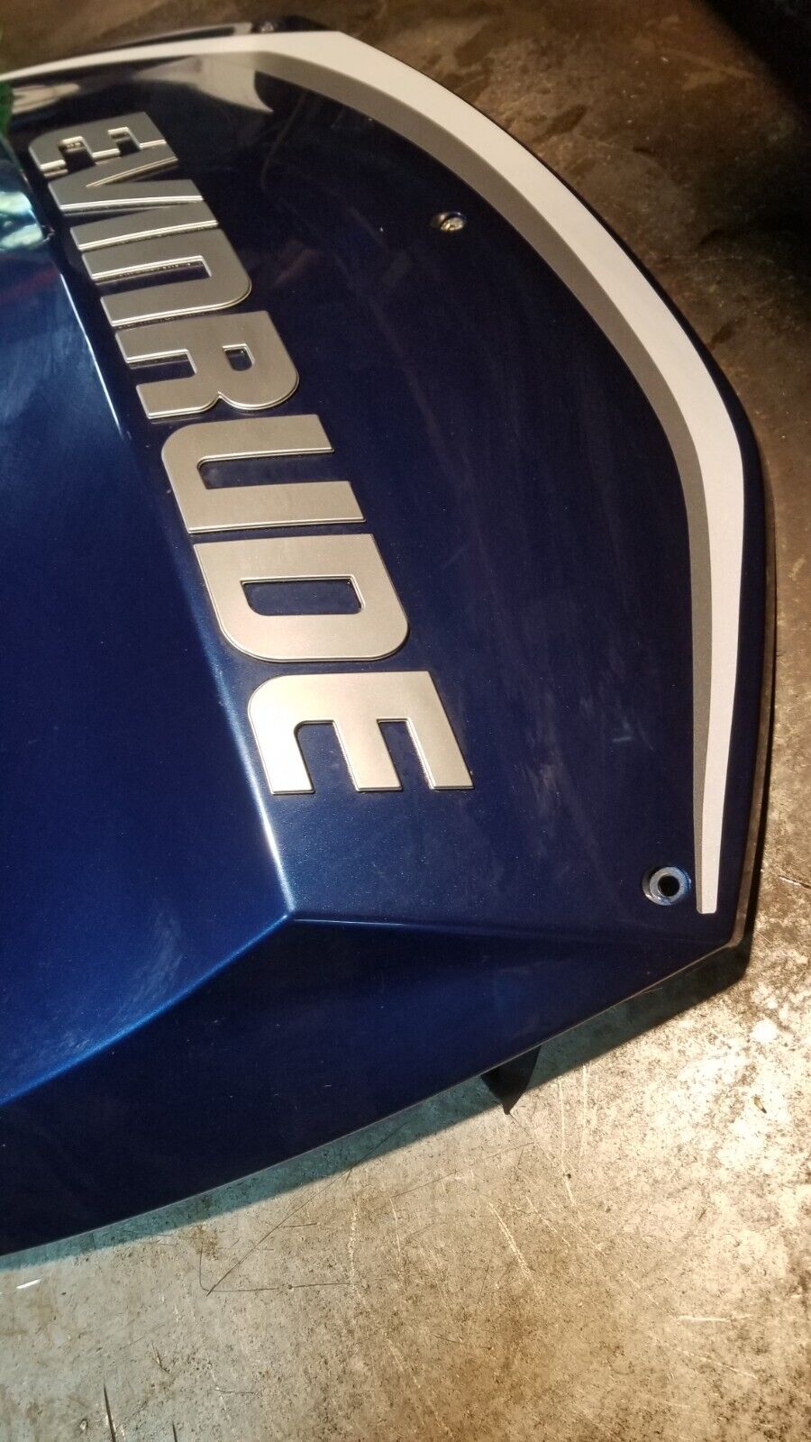 EVINRUDE 2019 300HP G2 COVER ASSEMBLY Orbital Blue STARBOARD 0285883