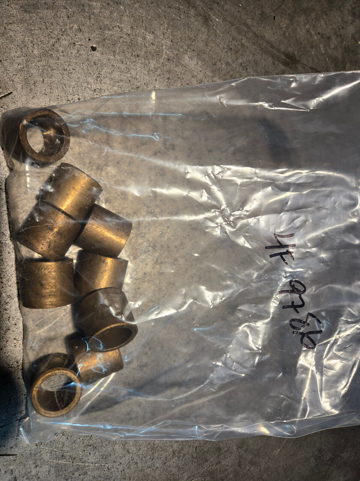 LOT OF 9 PC- 4f-9786 CATERPILLAR BUSHING SLEEVE 4f9786