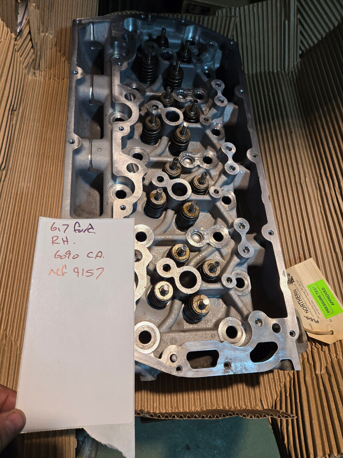 6.7 POWERSTROKE LOADED REMAN OEM CYLINDER HEAD RH PASSENGER SIDE BC3Q-6090-CA