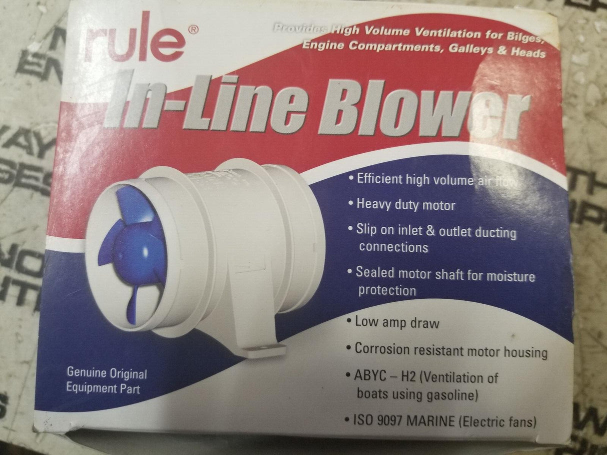 Rule 3" Inline Blower 12v #140