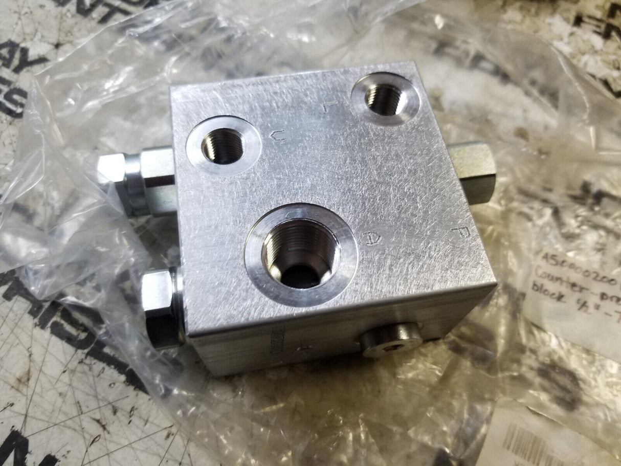 A5000020011 Counter-pressure Blocks 70 l/min For MOD 10 Scanreco A5000020011