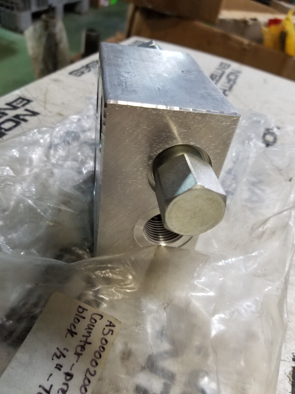 A5000020011 Counter-pressure Blocks 70 l/min For MOD 10 Scanreco A5000020011