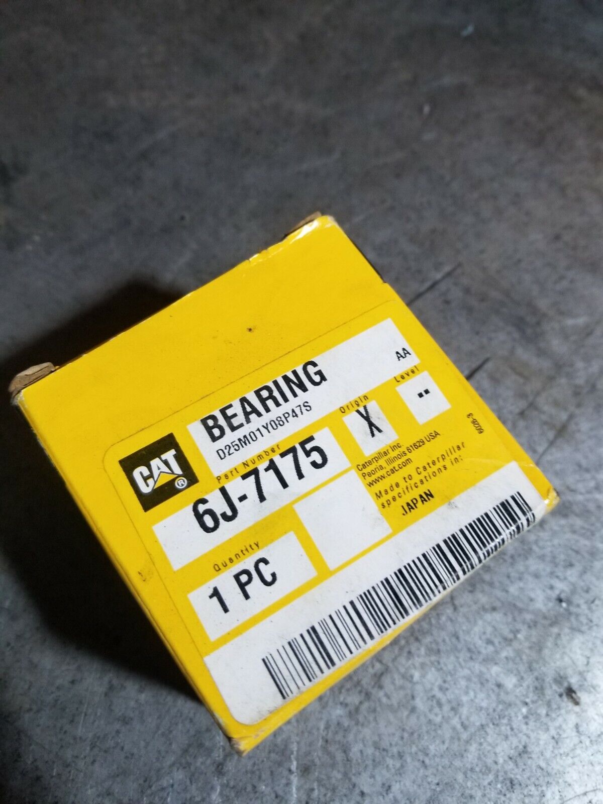 OEM Caterpillar 6J-7175 Straight Sleeve Bearing