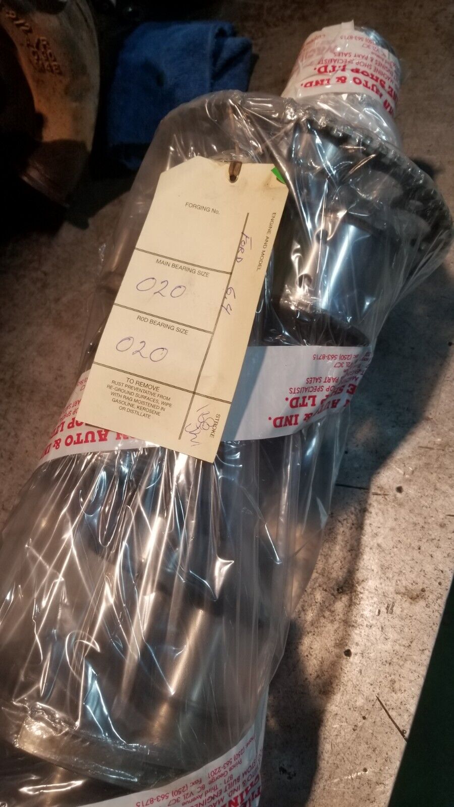 6.4L POWERSTROKE REMANUFACTURED .020 CRANKSHAFT SONO/POLISHED