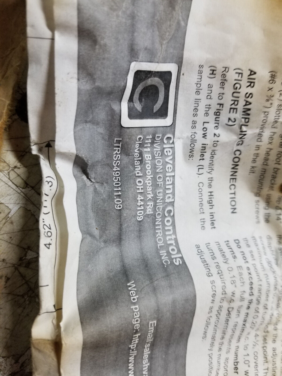 RSS Universal Air Switch, Adjustable RSS-495-011 .2"WC TP 1.0"WC Pos /Neg Air