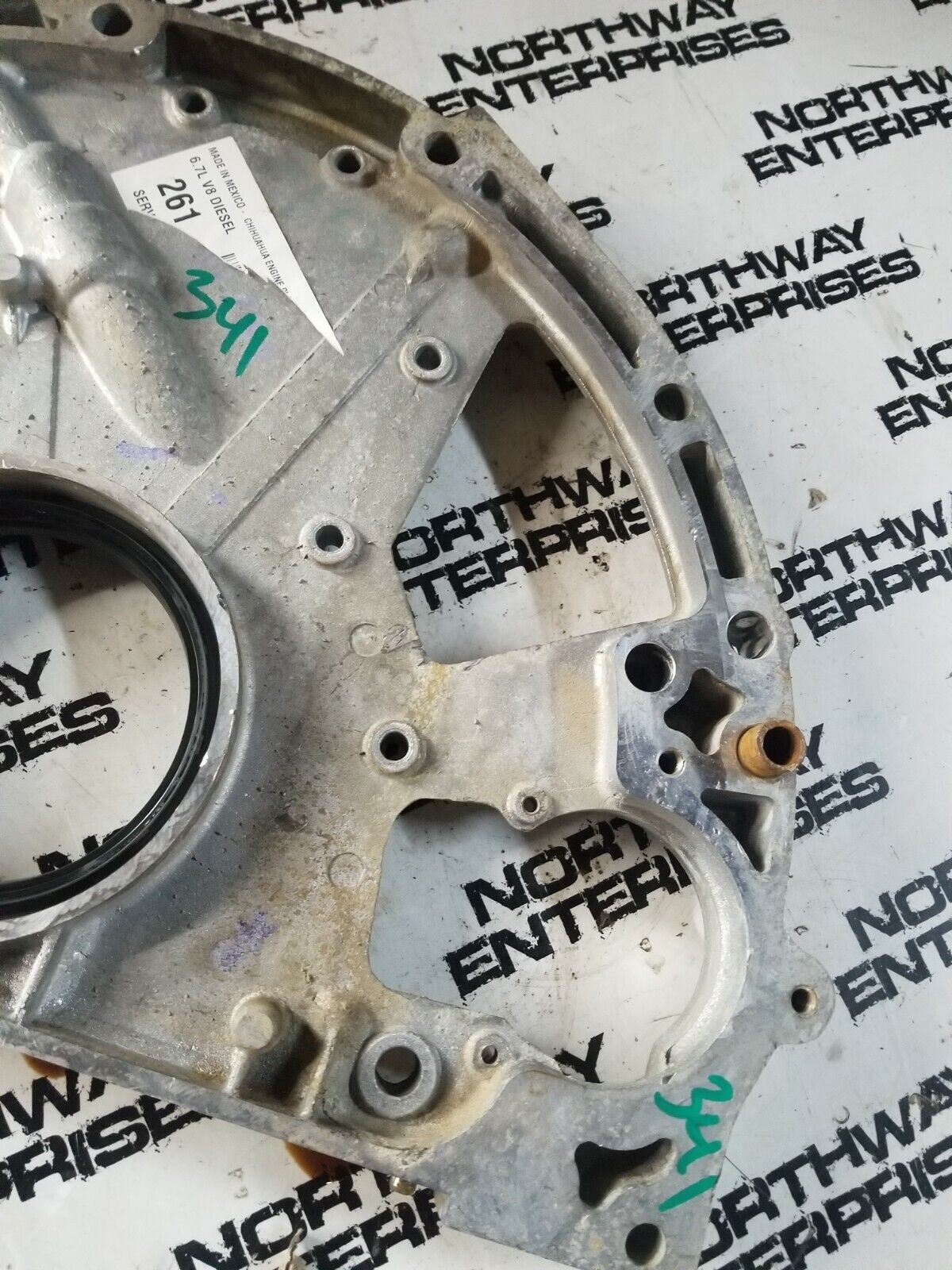 BC3Q-6D082-FB BC3Q-6L080-FD Ford 6.7L Diesel SPACER PLATE ADAPTER