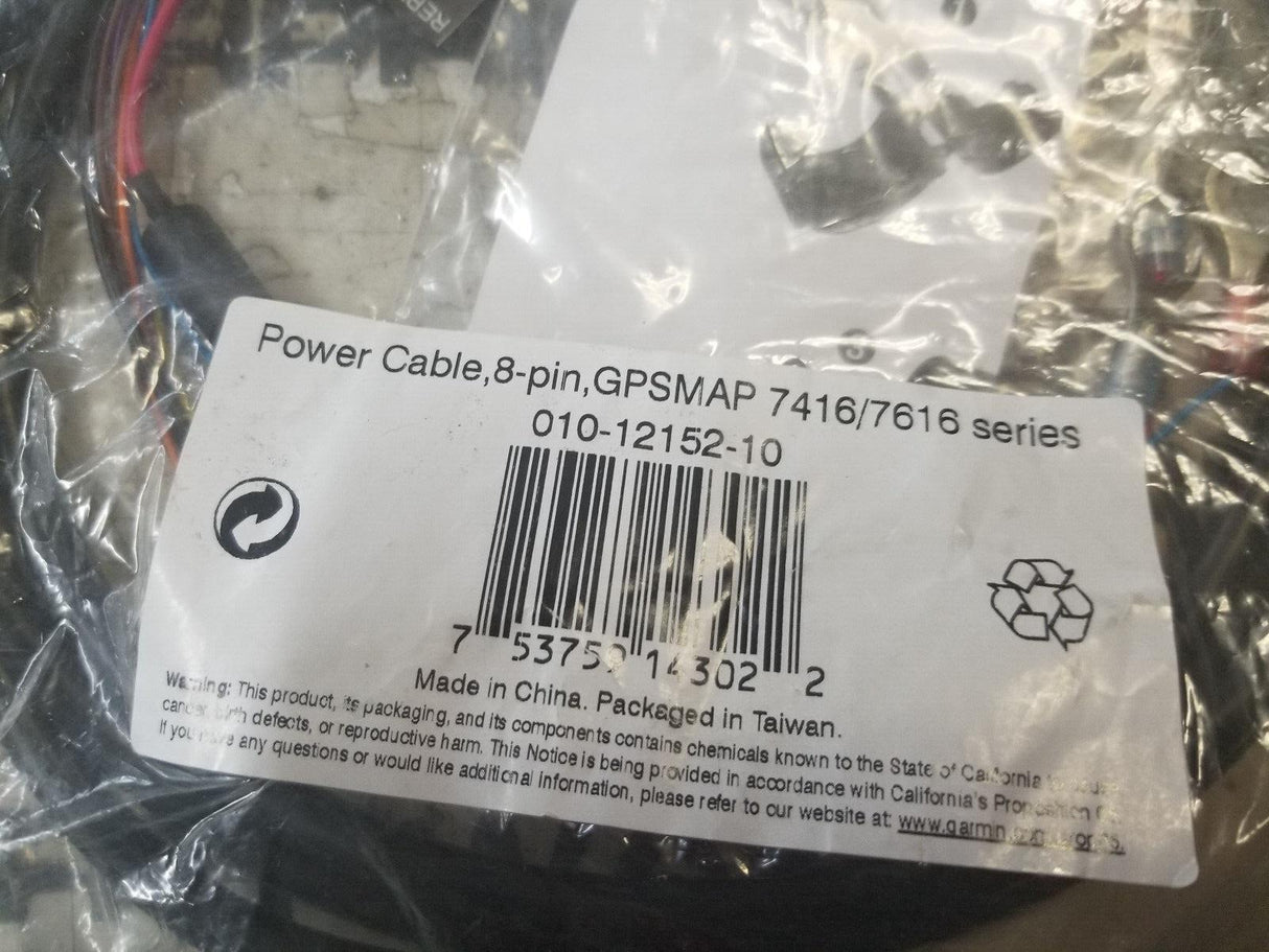 Garmin 010-12152-10 Power/Data 6 Feet 8-Pin Cable for NMEA 0183 Devices