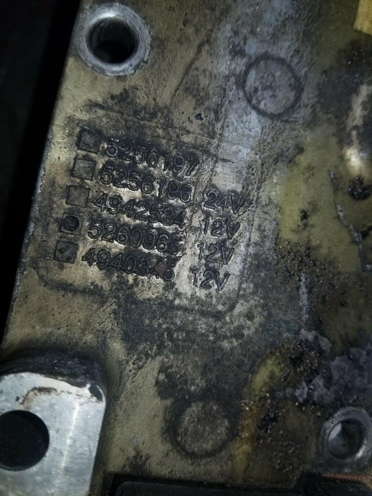 5260965 CUMMINS 6.7 6.7L INTAKE MANIFOLD GRID HEATER 5260965