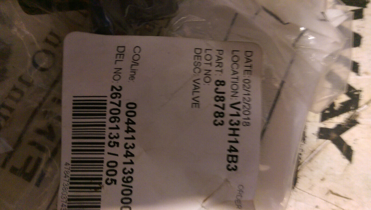 8J-8783 CATERPILLAR VALVE 8J8783