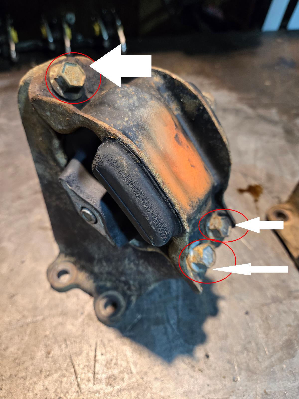 2003-2007 5.9L CUMMINS BODY MOUNT TO BODY MOUNT BRACKET BOLTS