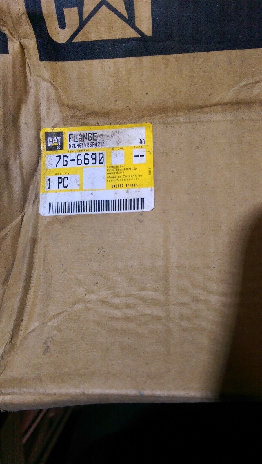 CATERPILLAR 7G-6690 FLANGE