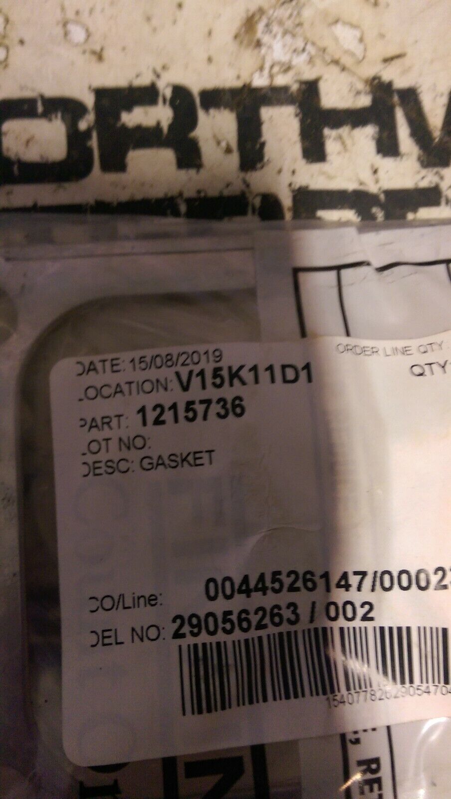 Caterpillar 121-5736 GASKET