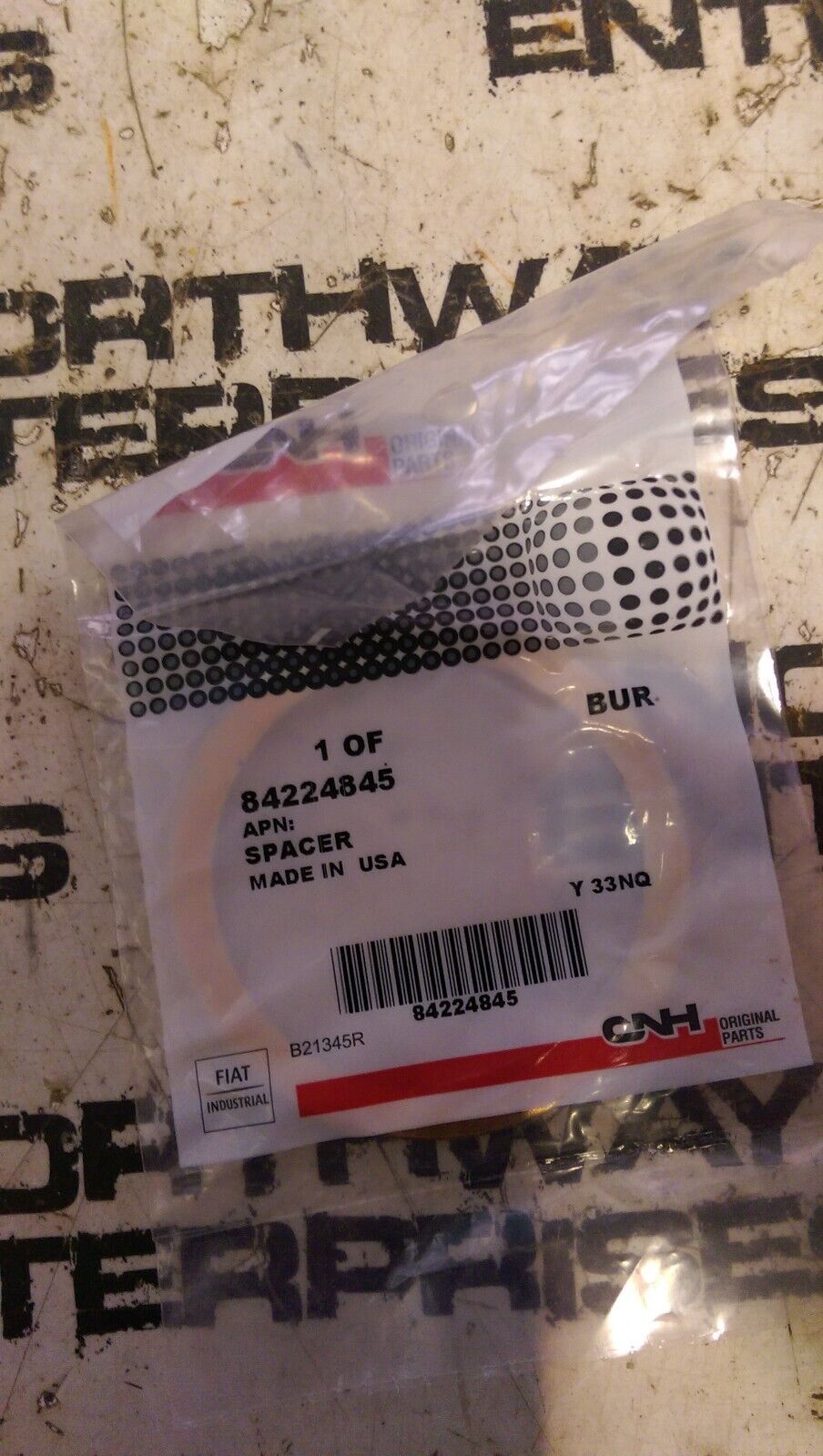 84224845 CNH A SHIM, 62mm ID x 75mm OD x 1.5mm