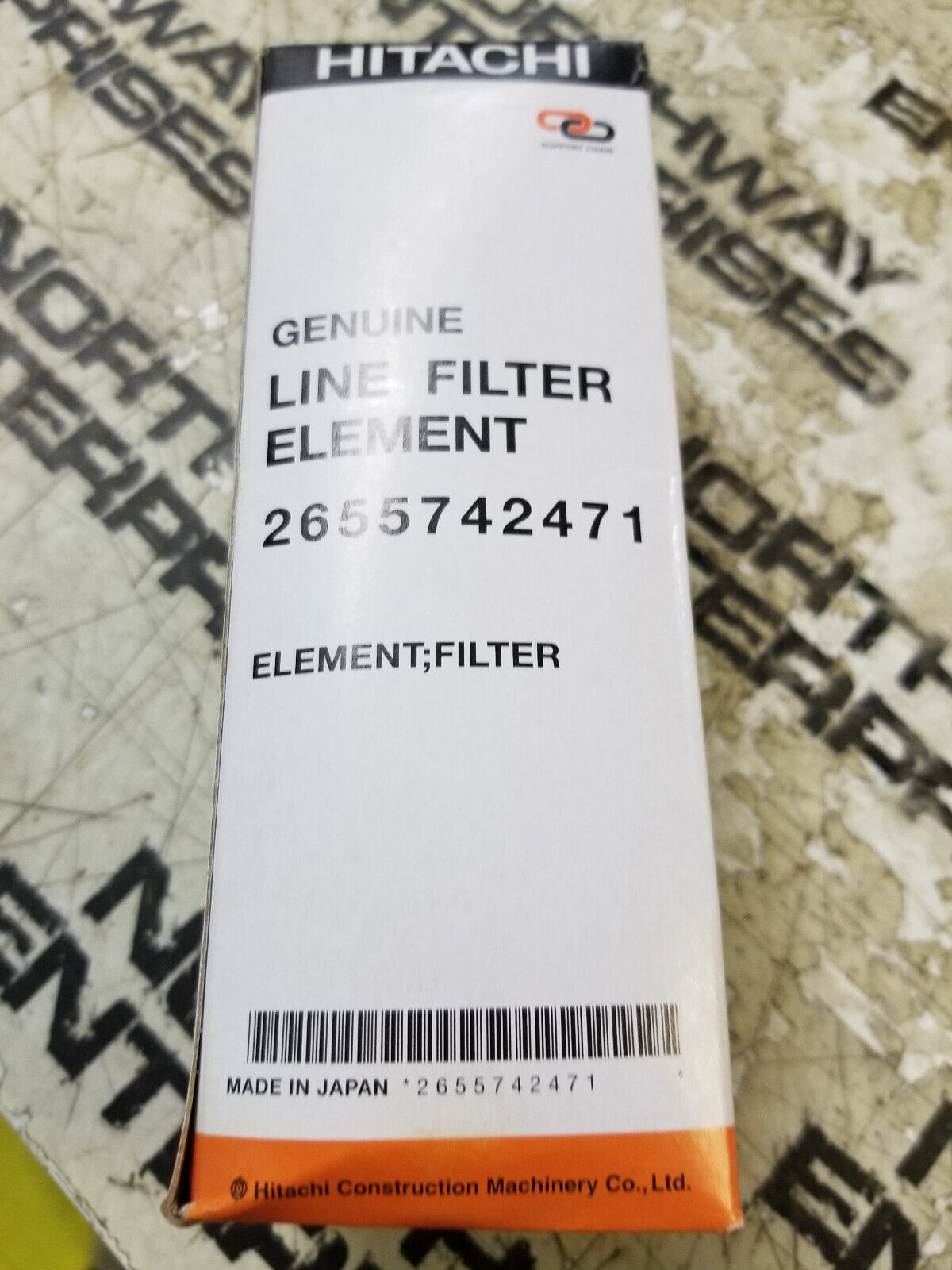 HITACHI FILTER ELEMENT 2655742471 CROSS 4191301 - 71402469