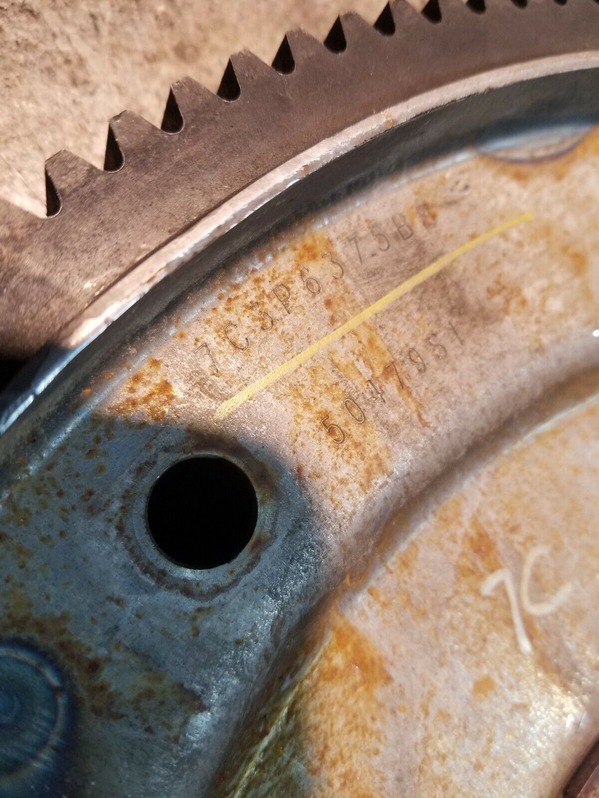 7c3p6375bb 2008-2010 6.4L Powerstroke Flexplate Automatic Transmission