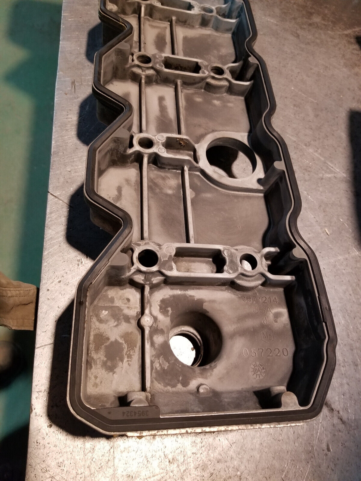 2004 Dodge Ram 5.9L 5.9 Cummins OEM USED Lower Valve Cover 3971214