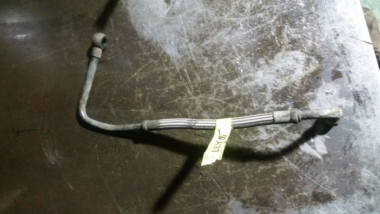 05 -10 2005 - 2010 lly lbz lmm 6.6L Duramax Turbo Oil Feed Braided Line 97374369