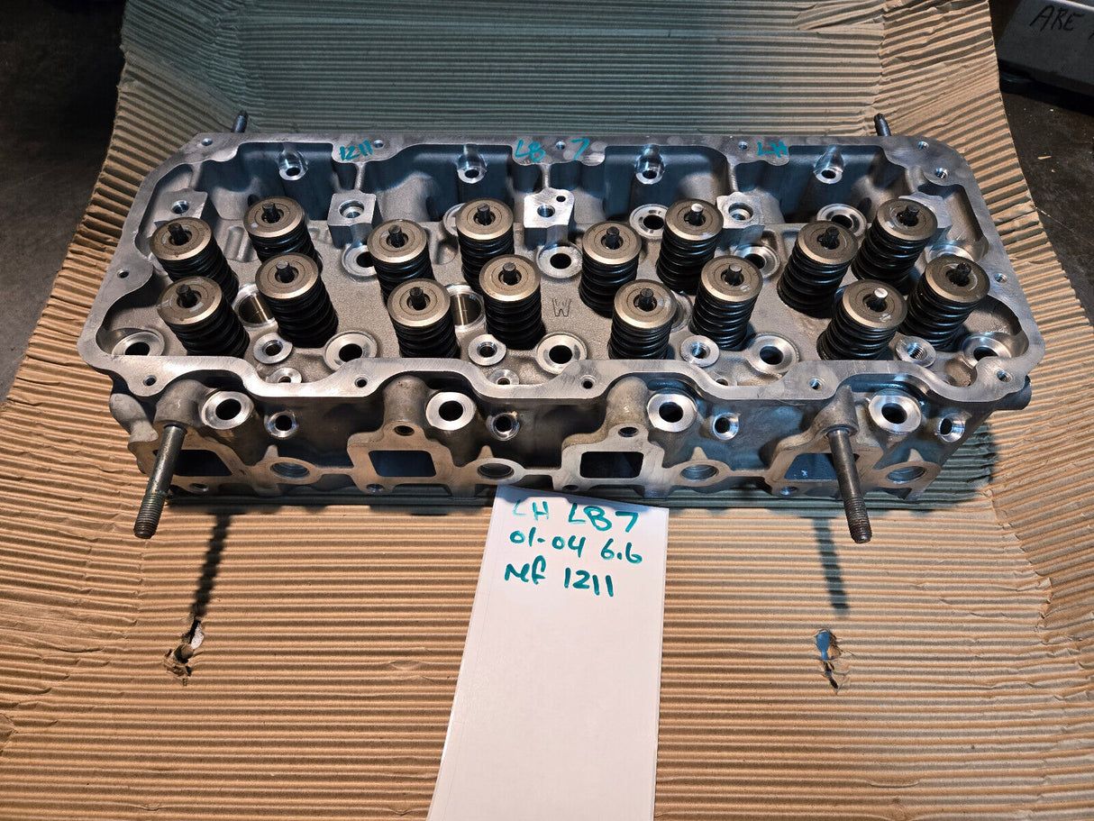 REMAN LB7 6.6L DURAMAX CYLINDER HEAD LH / DRIVERS SIDE REF1211