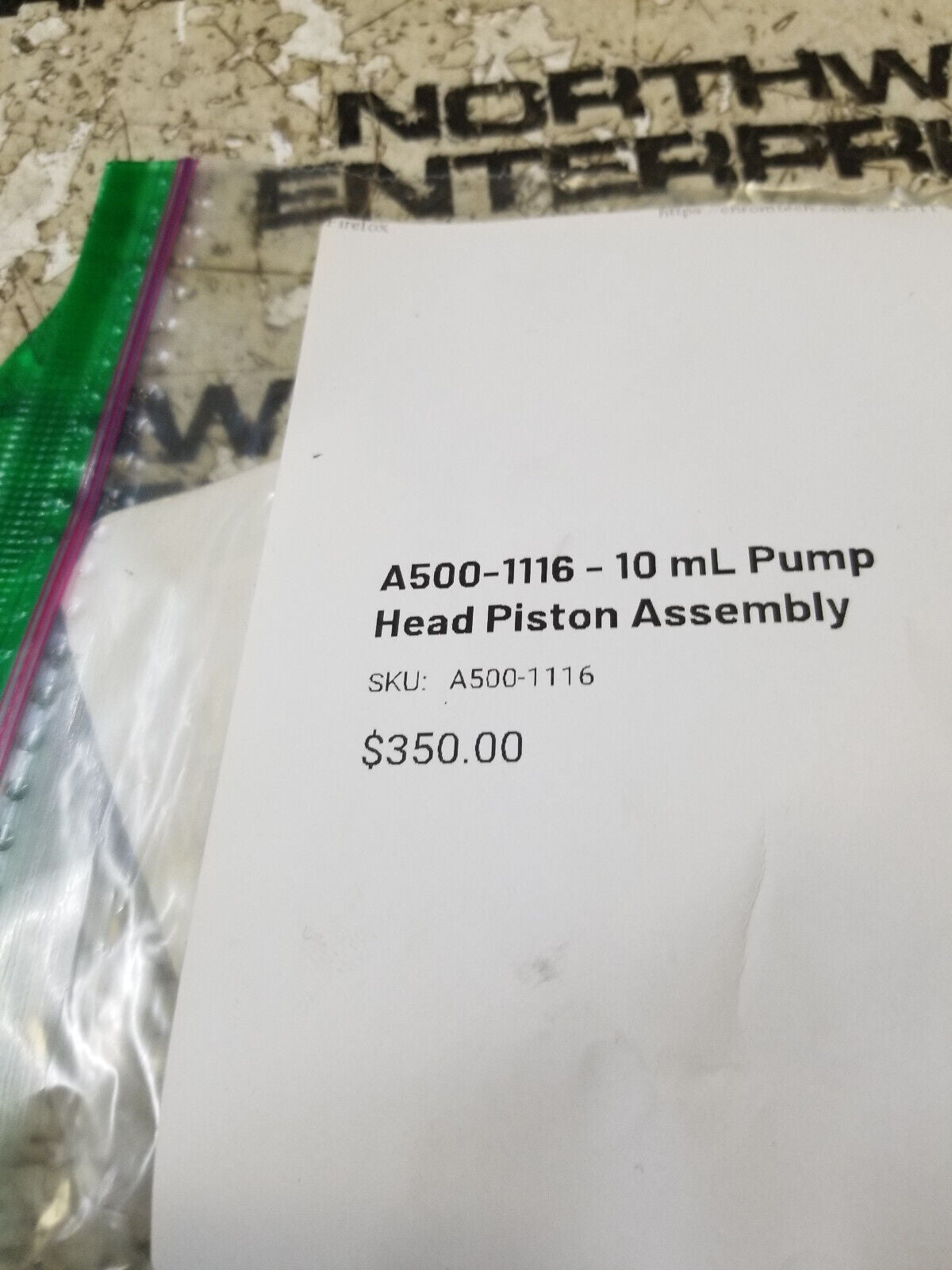 A500-1116-10ML 10ML PUMP HEAD PISTON ASSEMBLY