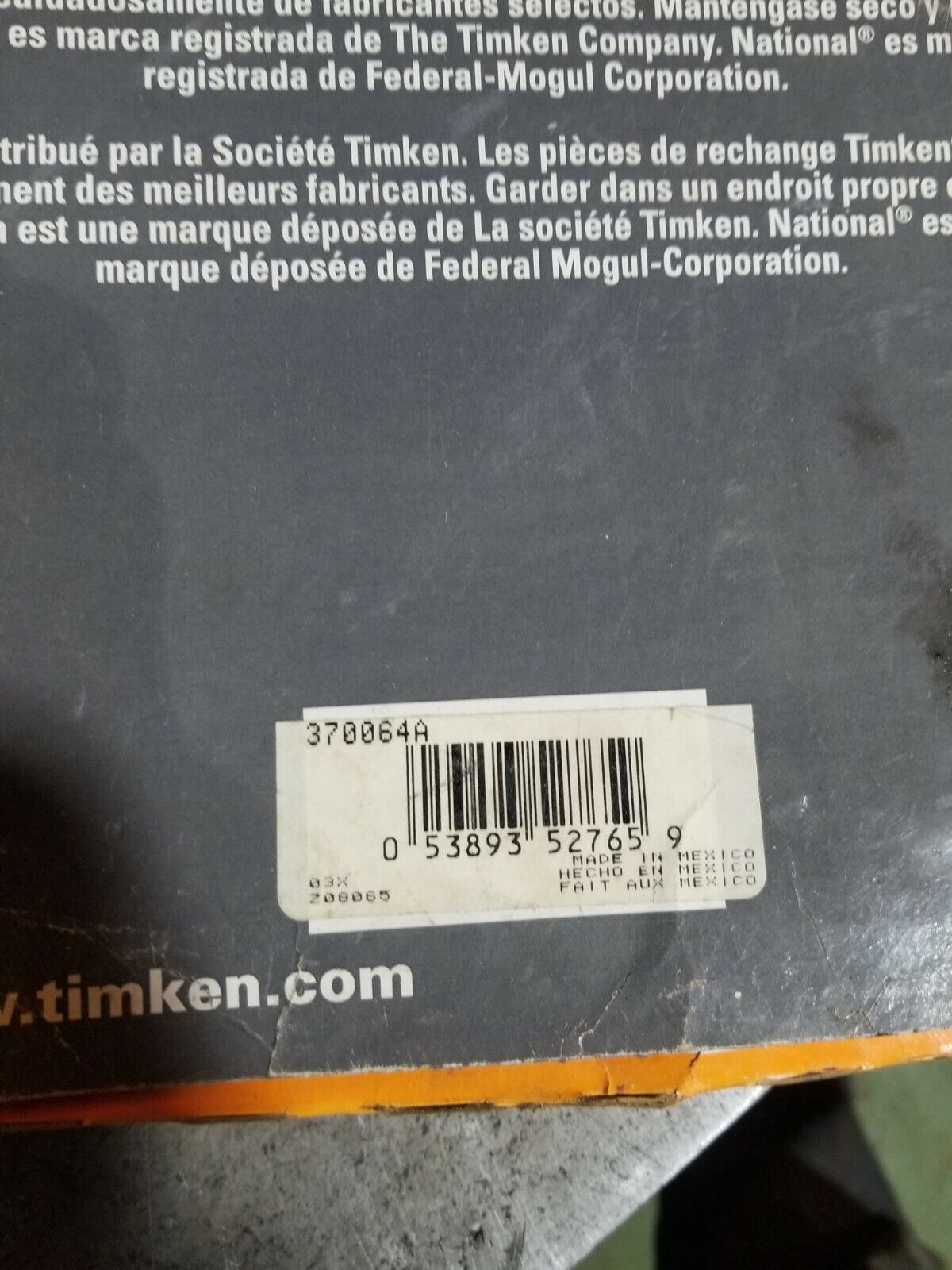 NATIONAL TIMKEN 370064A Oil Seal 370064A