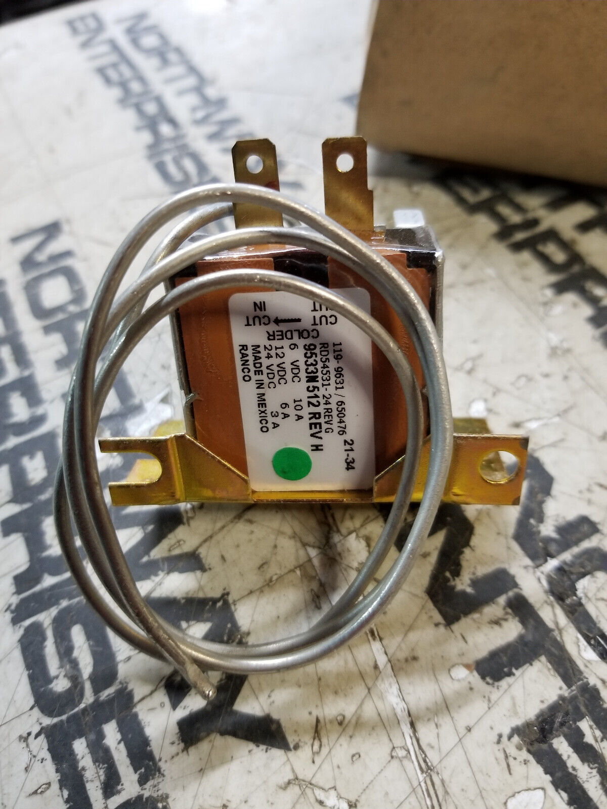 119-9631 12 Volt Direct Current Thermo Switch 1199631