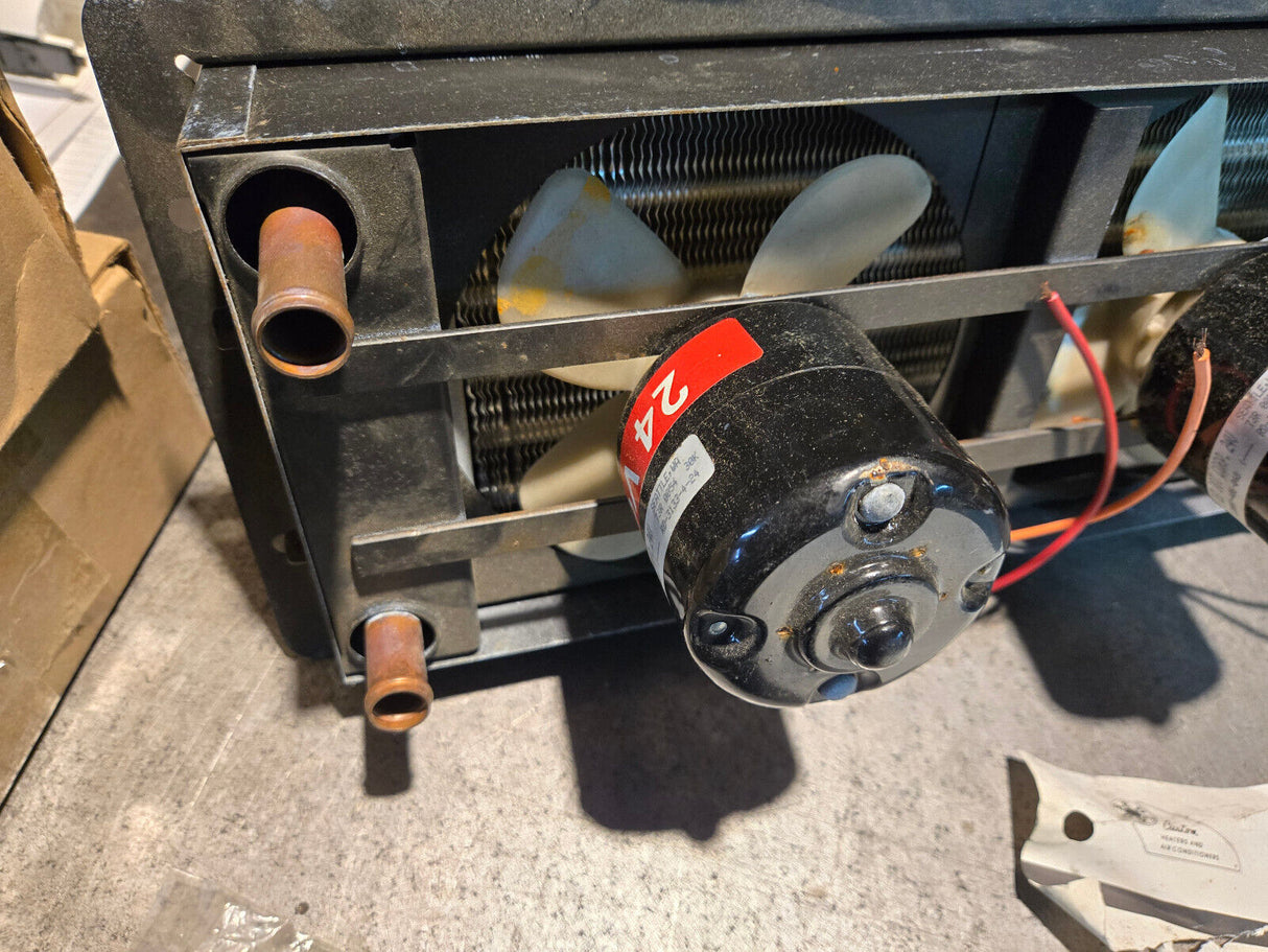 Reddot Heater Unit 24v Double Fan - Rear Exit Connections R-255 R-255-10-24P