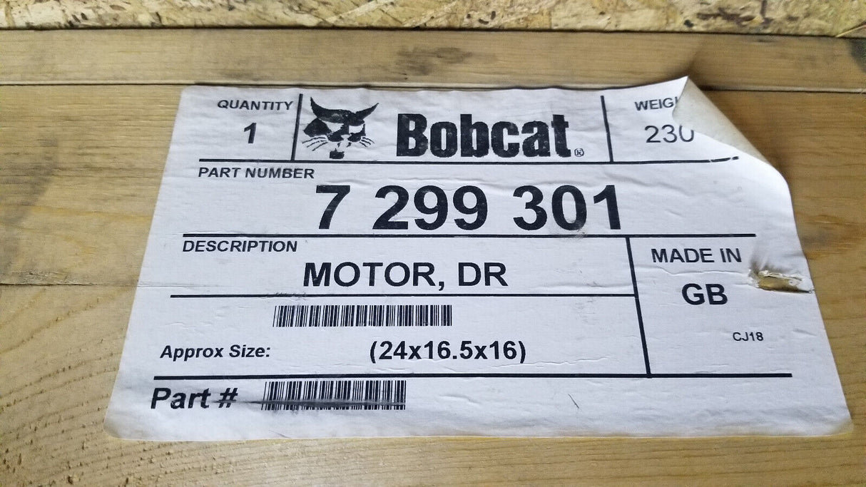 Bobcat T750 Final Drive Motor 8 Bolt - Brand New 7299301