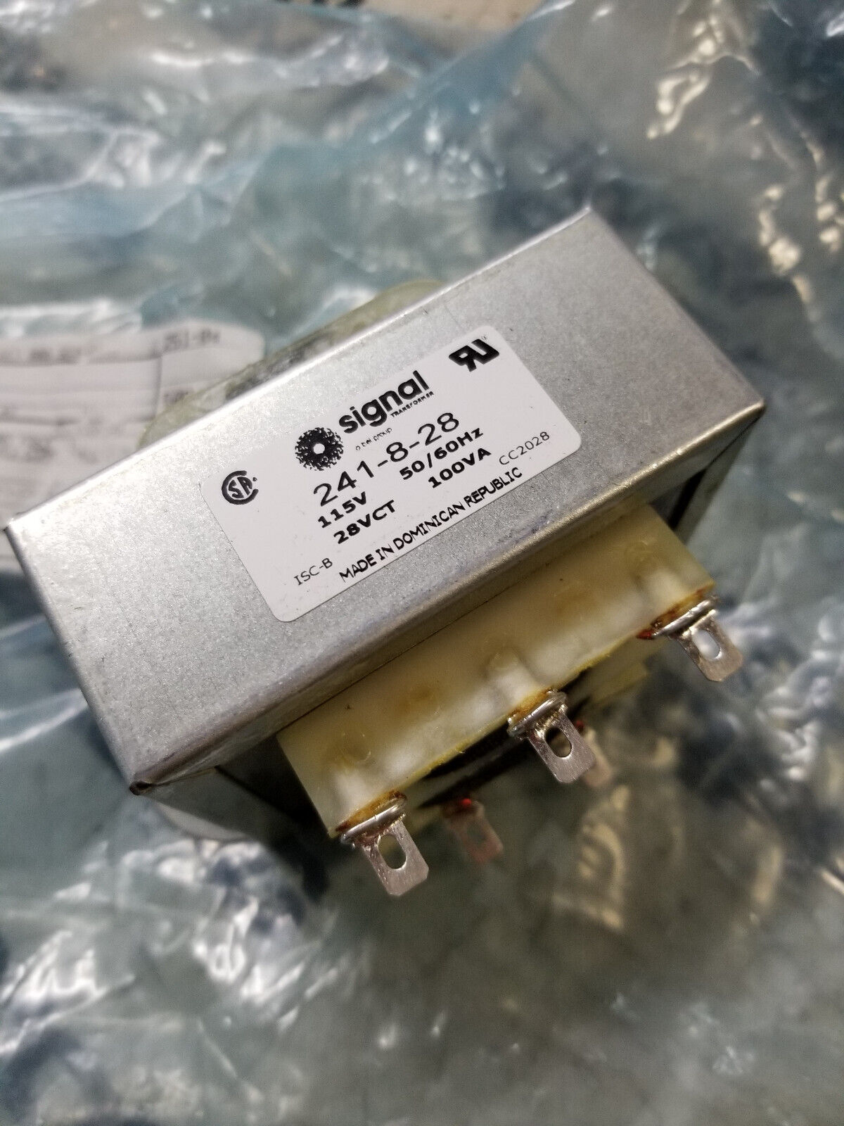 SIGNAL TRANSFORMER 241-8-28 115/230 HV 28 V