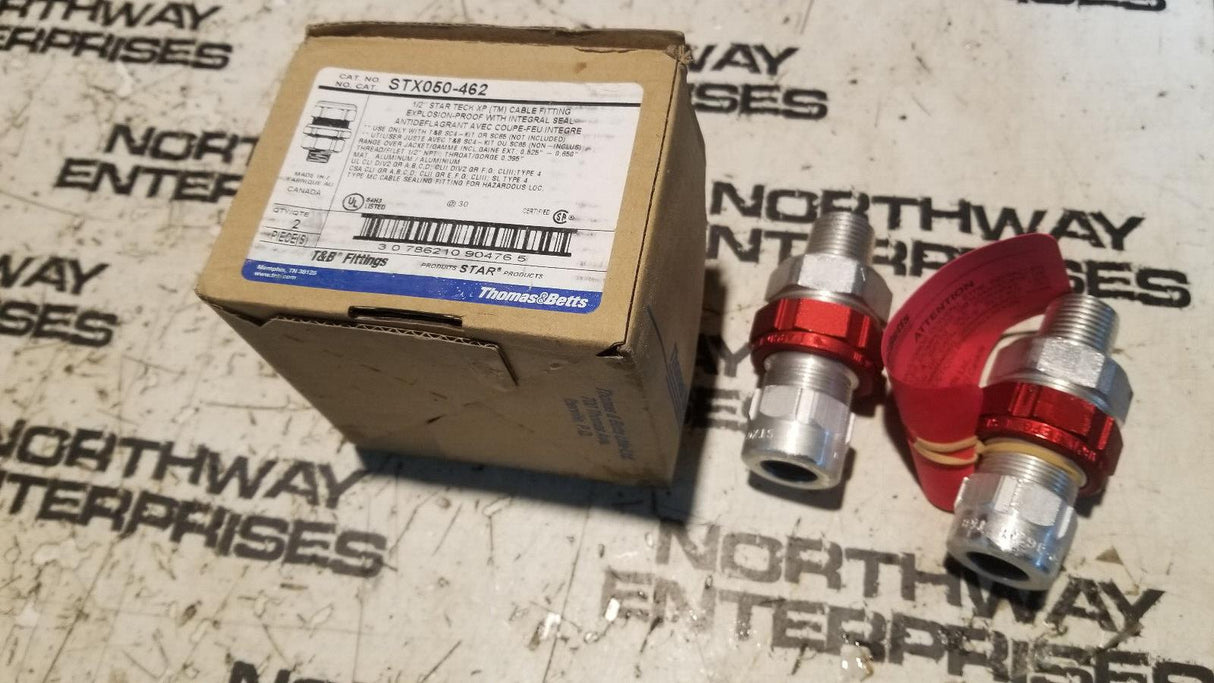 Thomas & Betts STX050-462, Exp Proof Cable Terminator, 1/2 In .525-.650, 2 PACK
