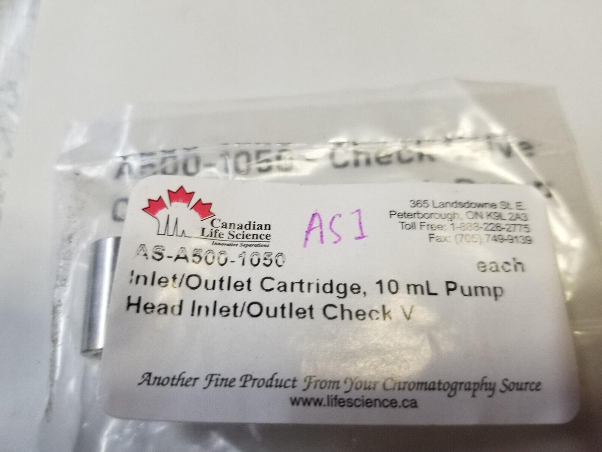 AS-A500-1050 Inlet/Outlet Check Valve 10ML PUMP