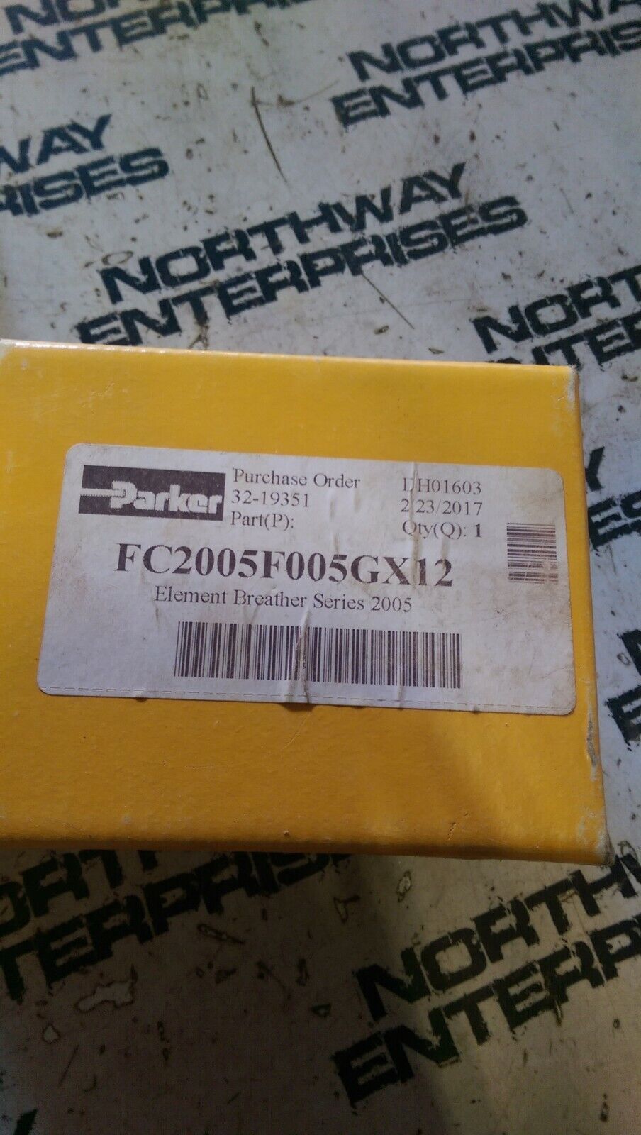 FC2005F005GX12 PARKER BREATHER FILTER