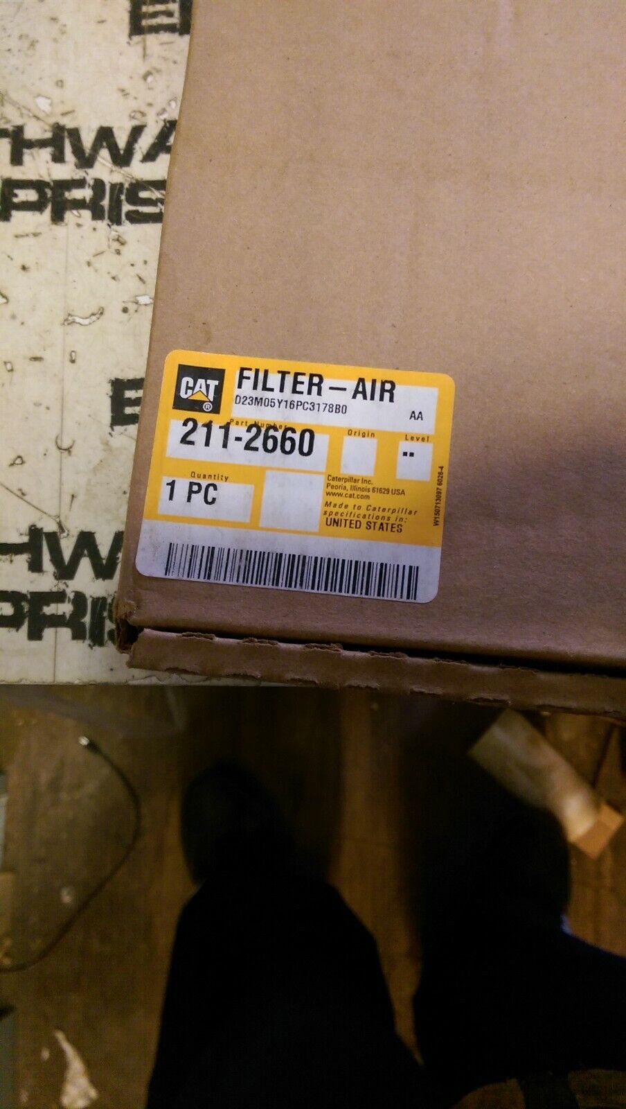 211-2660 STANDARD EFFICIENCY CABIN AIR FILTER