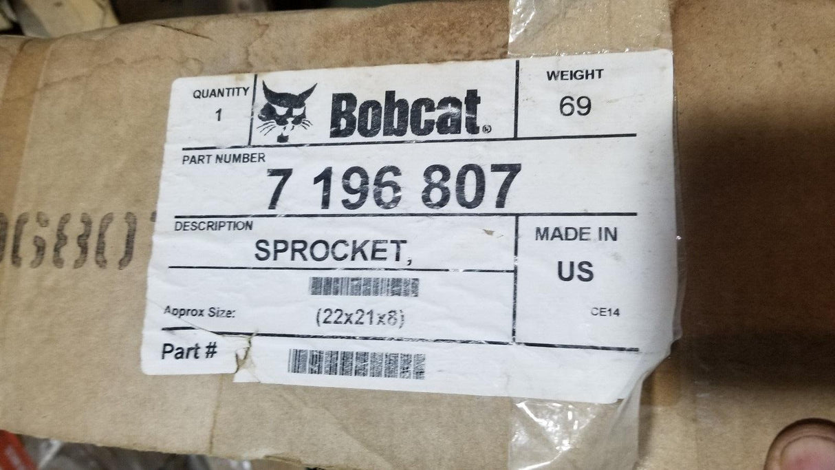 Prowler Bobcat T770 2 Speed Sprocket - Part Number: 7196807 - 8 Hole 17 Teeth