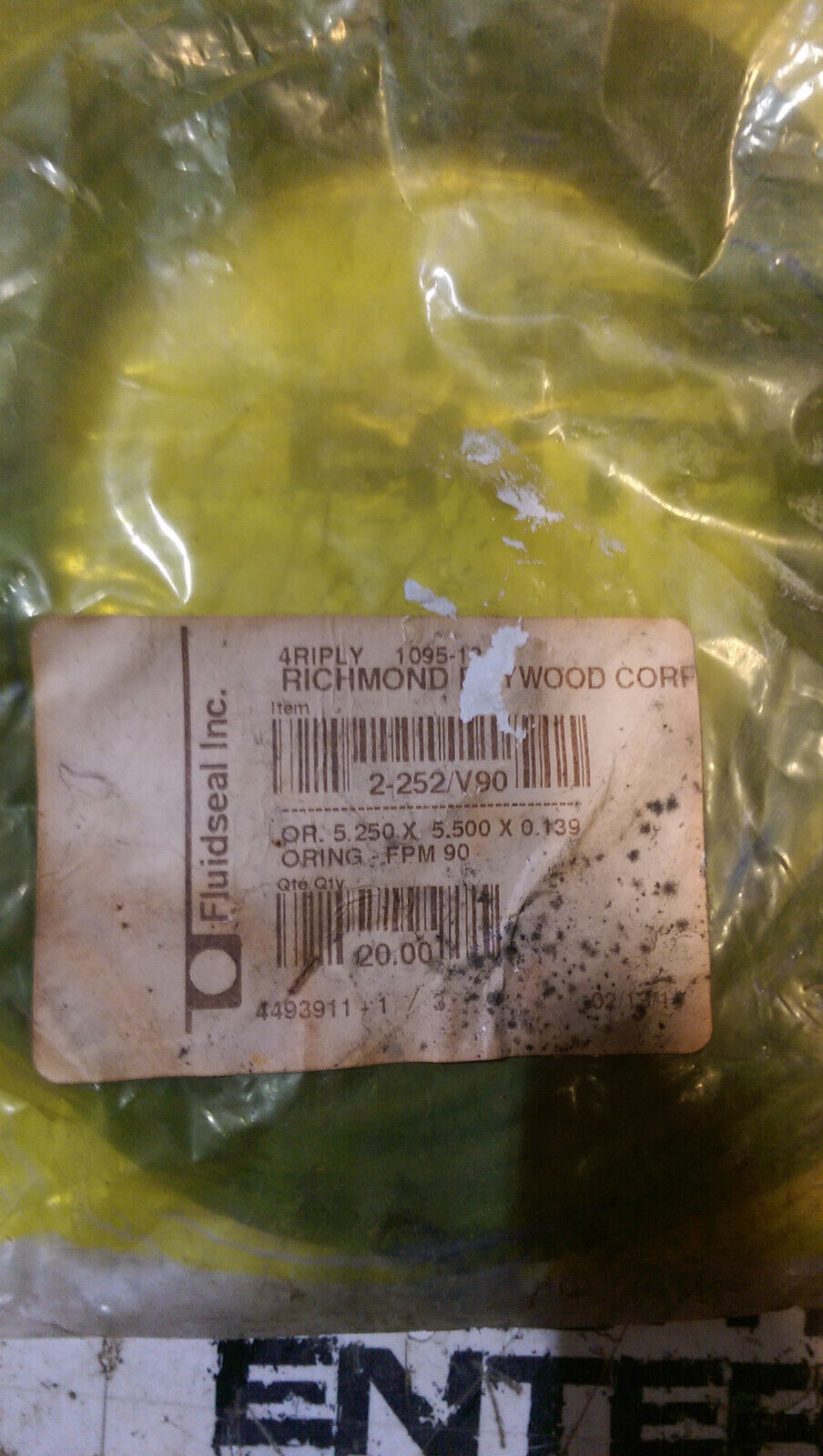 2-252/V90 ORING FLUIDSEAL