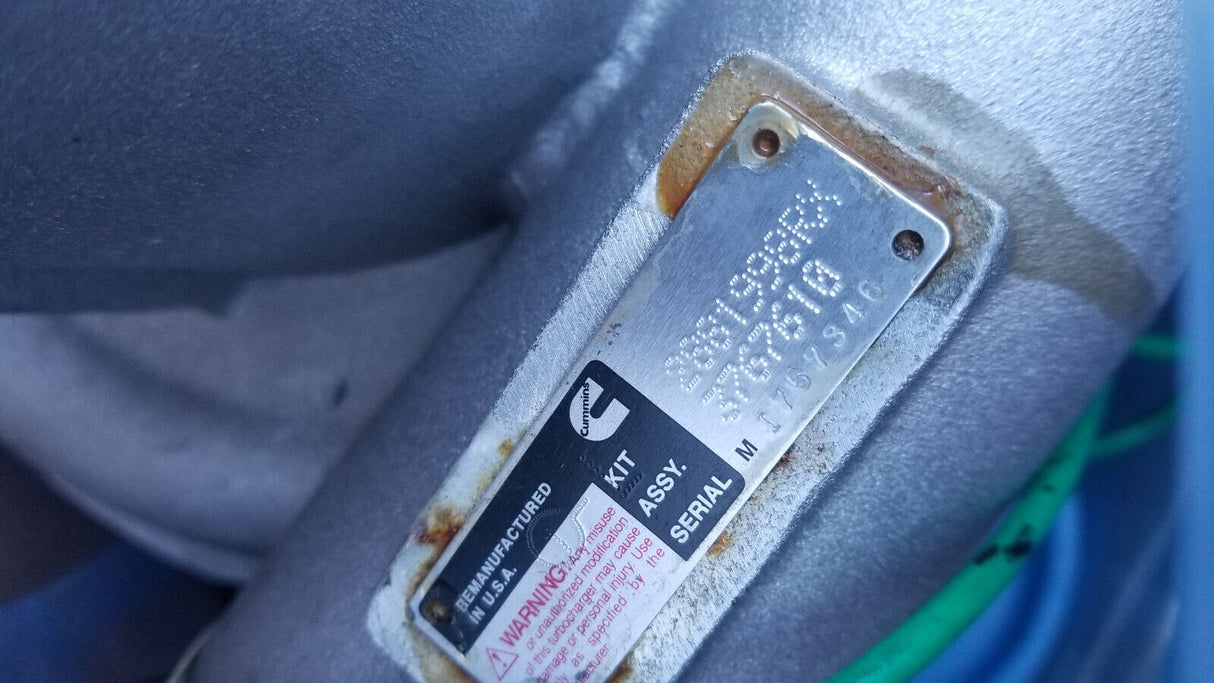 2881998RX 3767610 CUMMINS ISX HE561VE TURBOCHARGER, OEM HOLSET BRAND NEW NO CORE