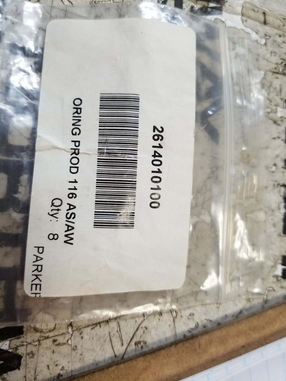 BAG OF 14PC - PARKER 2614010100 Hro O Ring 116 Product Water Side