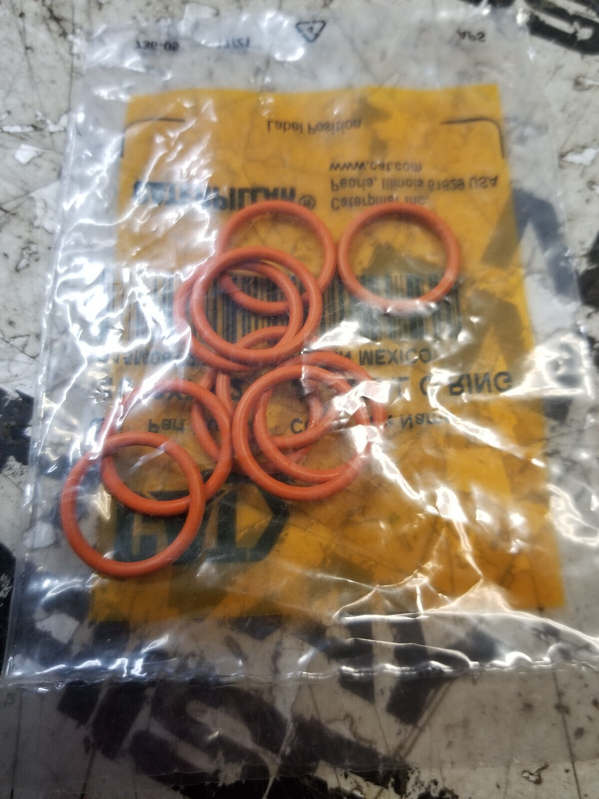 PACK OF 10 SEALS - 9X-7382 1.78 x 14mm 78A HNBR O-Ring 9X7382