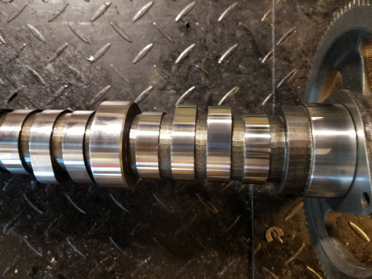 POLISHED 2003-2010 Ford 6.0L 6.4L Powerstroke F250 F350 Diesel Camshaft w/Gear