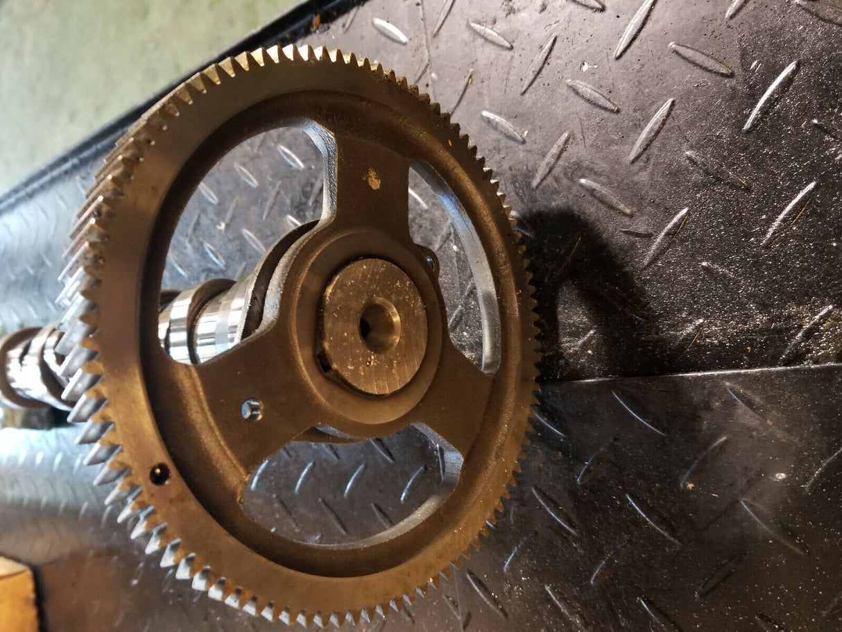 POLISHED 2003-2010 Ford 6.0L 6.4L Powerstroke F250 F350 Diesel Camshaft w/Gear