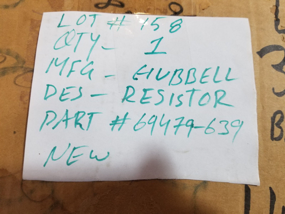 HUBBELL RESISTOR 69479-639