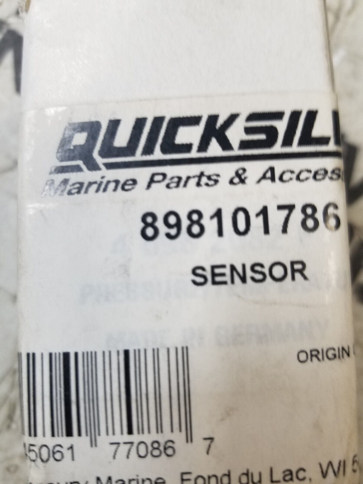 QUICKSILVER 898101786 Mercury Sensor