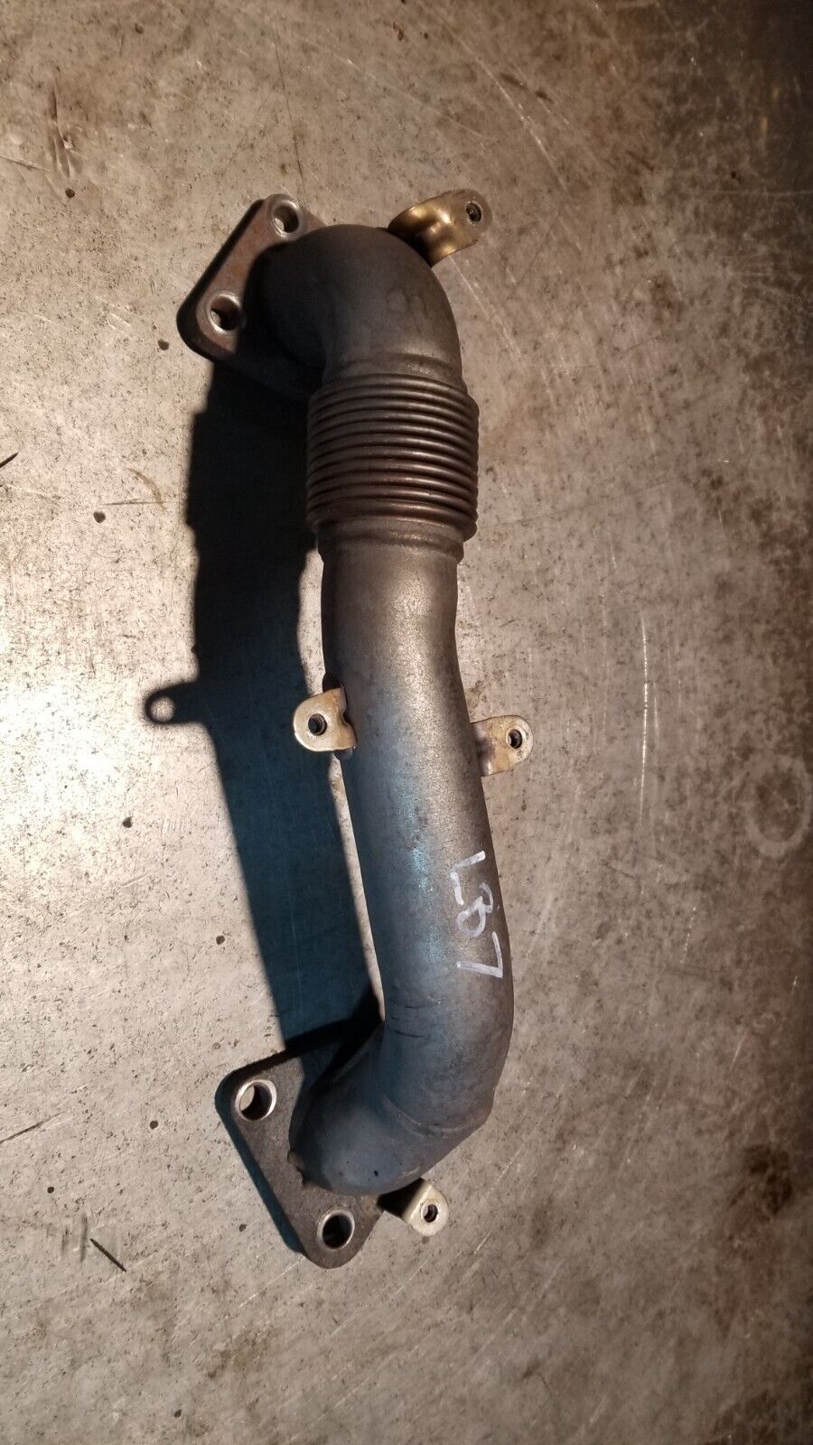 01 02 03 04 2001-2004 lb7 GM 6.6L Duramax Diesel Driver Up Pipe 97223167