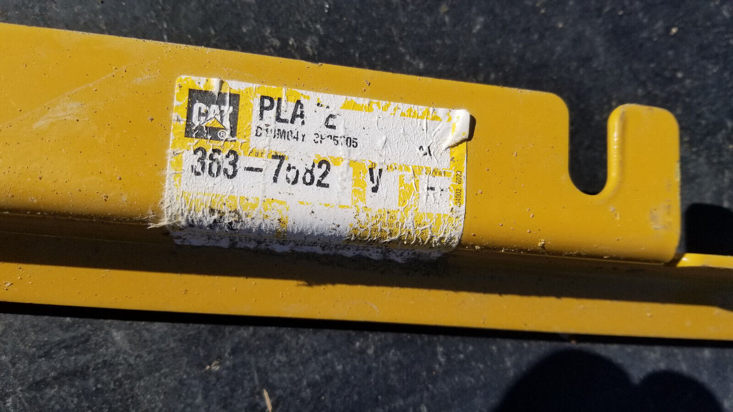 CATERPILLAR 363-7682: PLATE 3637682