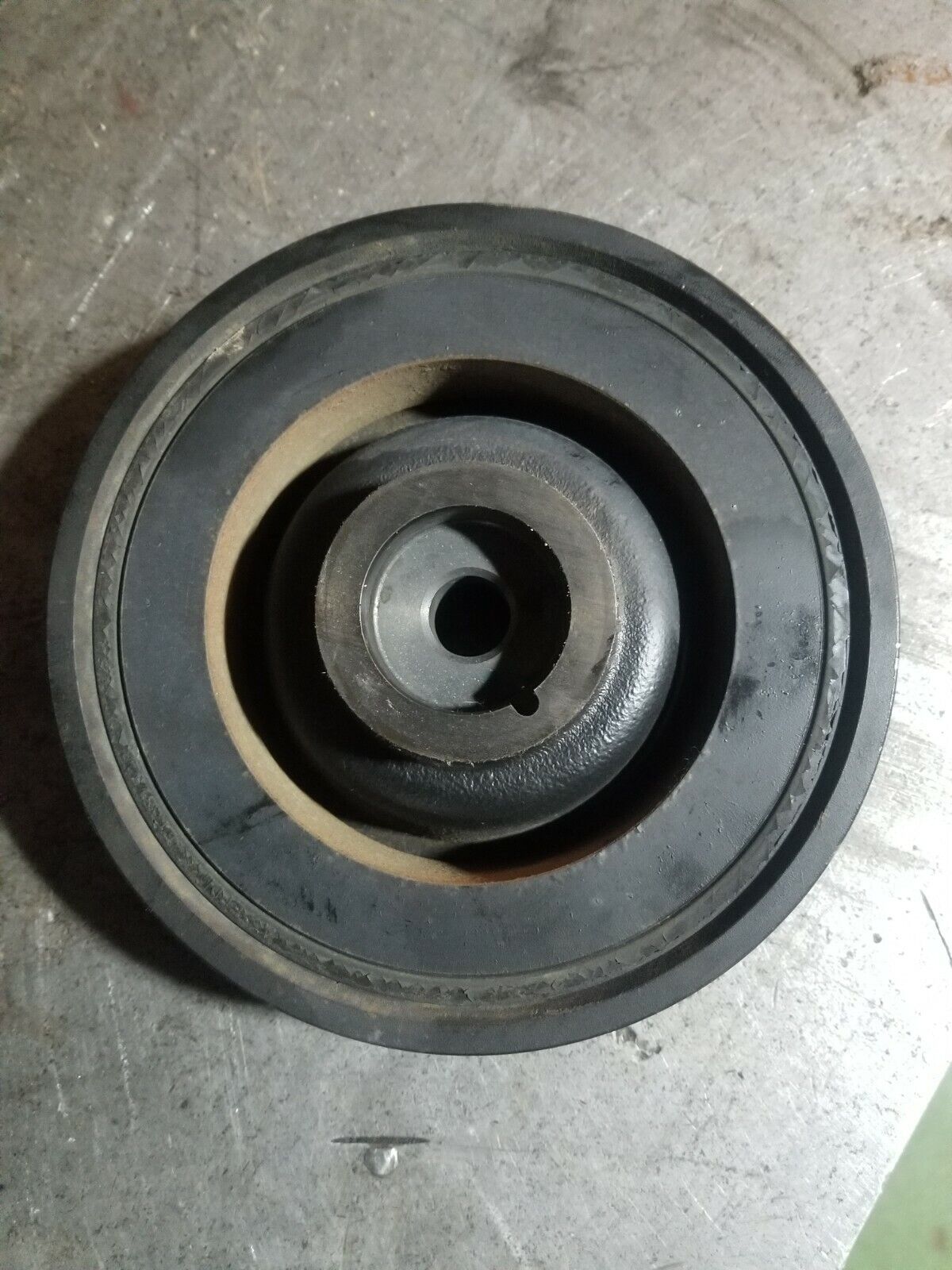 68147497AA 3.0L ECODIESEL USED HARMONIC BALANCER CRANK DAMPER