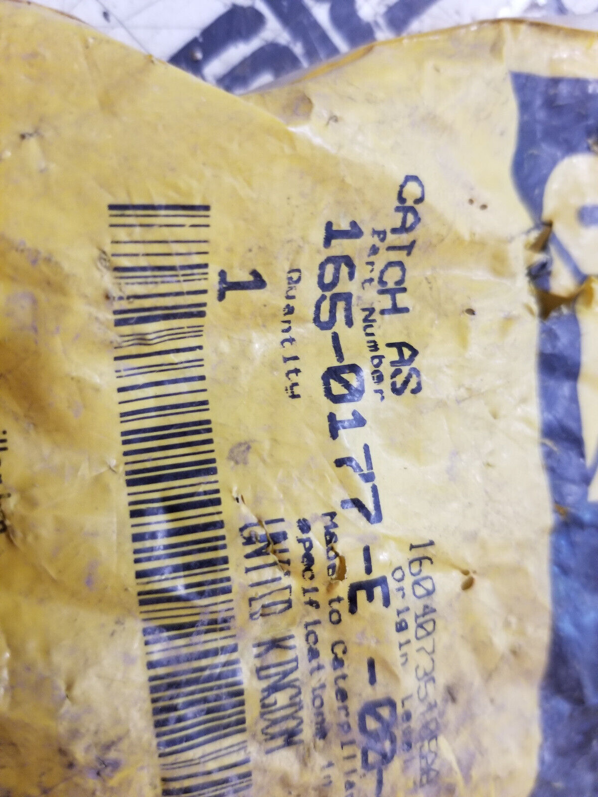 CATERPILLAR CATCH 165-0177 1650177